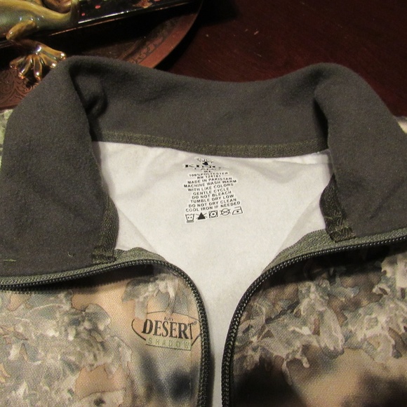 🦌Kings Camo "Desert Shadow" Fleece Zip Pullover- XL - Picture 3 of 8
